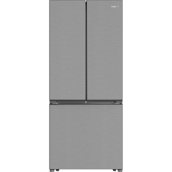 Blomberg 30-inch Counter-Depth French Door Refrigerator with Ice Maker BRFD21622SS IMAGE 1