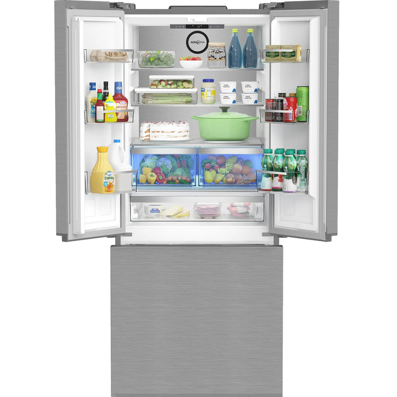 Blomberg 30-inch Counter-Depth French Door Refrigerator BRFD21612SS IMAGE 3