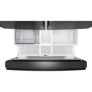  Whirlpool 36-inch, 31 cu. ft. Freestanding French 3- Door Refrigerator with Internal Water Dispenser WRFF3336SB IMAGE 3