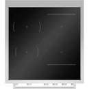  Bertazzoni 24-inch Freestanding Induction Range with Convection Technology PRO244IFEMXB IMAGE 3