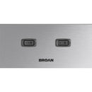  Broan 42-inch Glacier GLA1 Series Under-Cabinet Range Hood GLA1423SS IMAGE 5