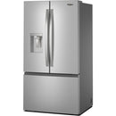  Whirlpool 36-inch, 30 cu. ft. Freestanding French 3-Door Refrigerator with External Water and Ice Dispensing System WRFF3536SZ IMAGE 3