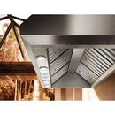  Elica 48-inch Capri Series Outdoor Wall Mount Hood ECP148S1 IMAGE 2
