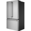  Monogram 36-inch, 23.1 cu. ft. Counter-Depth French 3-Door Refrigerator with Wi-Fi ZWE23NSYSS IMAGE 4