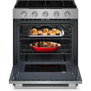  KitchenAid 30-inch Smart Slide-in Gas Range with Convection Cooking Modes KSGS330SPS IMAGE 7