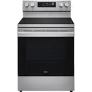  LG 30-inch Smart Electric Range with Air Fry LREN6323YE IMAGE 1