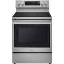  LG 30-inch Smart Electric Range with Air Fry LREN6325XE IMAGE 1