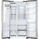  LG 36-inch, 27 cu.ft. Side-by-Side Refrigerator with Craft Ice® LL27T3530S IMAGE 2