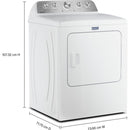  Maytag 7.0 cu. ft. Electric Dryer with Pet Pro Option YMED5605RW IMAGE 5