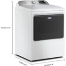  Maytag 7.4 cu. ft. Gas Dryer with Extra Power and Advanced Moisture Sensing MGD6205RW IMAGE 7