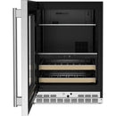  KitchenAid 4.8 cu. ft. Undercounter Beverage Center with Glass Door and Wood-Front Racks KUBL524SPS IMAGE 2