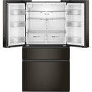  Whirlpool 36-inch, 29.8 cu. ft. Freestanding French 4-Door Refrigerator with Flexible Temperature Drawer WRMF3336SV IMAGE 6
