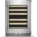  KitchenAid 46-Bottle Undercounter Wine Cellar with Full-Extension Wood-Front Racks KUWR524SPS IMAGE 1