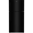  Whirlpool 29.5-inch Wide Top Freezer Refrigerator with Total Coverage Cooling WRTX7419SB IMAGE 1