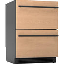  Zephyr 24-inch, 3.9 cu. ft. Built-in Refrigerator Freezer Drawers PRRFD24C2AP IMAGE 3