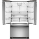  KitchenAid 36-inch, French 3-Door Refrigerator KRFF136SPS IMAGE 3