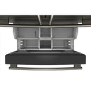  KitchenAid 36-inch, 29.51 cu. ft. Freestanding French 4-Door Refrigerator with Water and Ice Dispensing System KRMF436SBE IMAGE 4