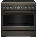  KitchenAid 36-inch Freestanding Induction Range with 6 Elements KFIS936SBE IMAGE 1