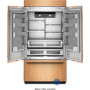  KitchenAid 42-inch Built-in French 3-Door Refrigerator with Interior Ice Maker KBFN542TPA IMAGE 2