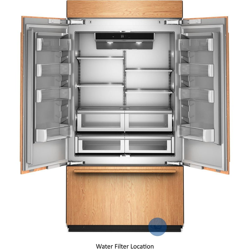 KitchenAid 42-inch Built-in French 3-Door Refrigerator with Interior I