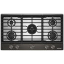  KitchenAid 36-inch Built-in Gas Cooktop with 5 Burners KCGK736SBE IMAGE 1
