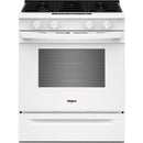  Whirlpool 30-inch Slide-in Gas Range with Air Cooking Technology WSGS4530TW IMAGE 1