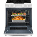  Whirlpool 30-inch Slide-in Gas Range with Air Cooking Technology WSGS4530TW IMAGE 2