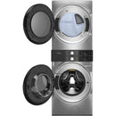  Whirlpool Stacked Washer/Dryer Electric Laundry Center YWEF5727TR IMAGE 2