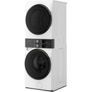  Whirlpool Stacked Washer/Dryer Electric Laundry Center YWEF5727TW IMAGE 4