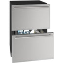  U-Line 24-inch, 5.1 cu. ft. Built-in Refrigerator Drawers URDR324-SS61A IMAGE 2