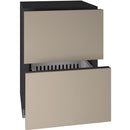 U-Line 24-inch, 5.1 cu. ft. Built-in Refrigerator Drawers URDR324-IS61A IMAGE 4