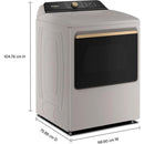  Whirlpool 7.5 cu. ft. Smart Electric Top Load Dryer with Steam Iron and AI Dry YWED8509TL IMAGE 7