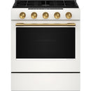  KitchenAid 30-inch Smart Slide-in Gas Range with Convection Cooking Modes and 2-in-1 Burner KSGS530SPL IMAGE 4