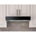  Zephyr 30-inch Vetroa Series Under-Cabinet Range Hood ZVT-E30ABG IMAGE 1