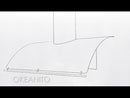  Zephyr 42-inch Okeanito Series Wall Mount Hood Shell COK-E42CBGX EXTERNAL_VIDEO 1