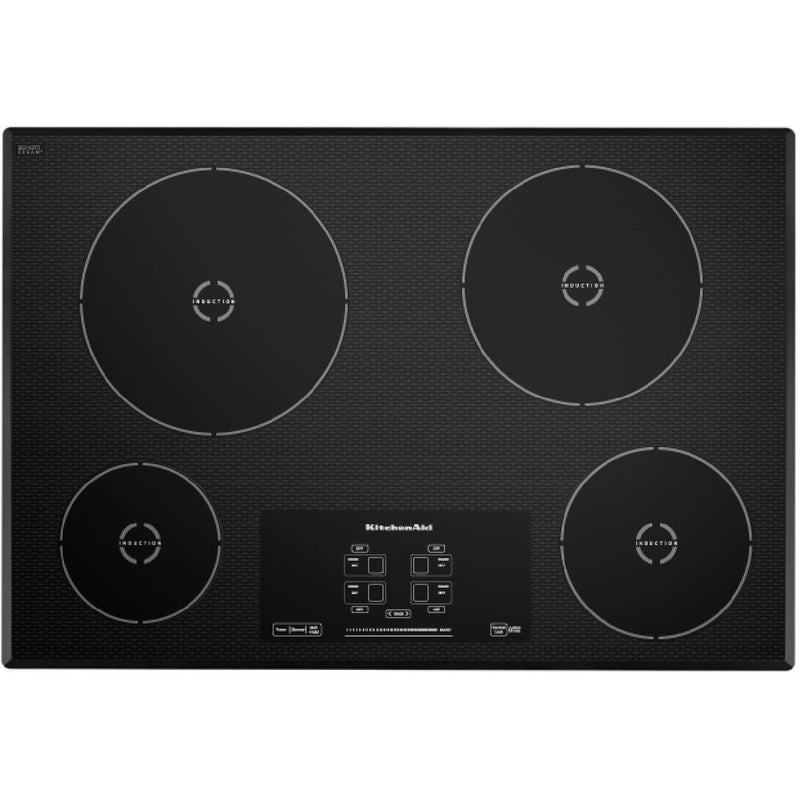 KitchenAid 30-inch Built-in Induction Cooktop KICU500XBL IMAGE 2