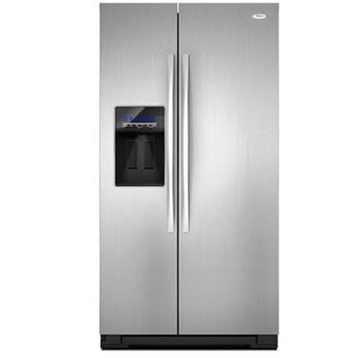 Whirlpool 36-inch, 26.36 cu. ft. Side-by-Side Refrigerator with Ice and Water WSF26D4EXF IMAGE 1