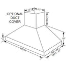 Vent-A-Hood 42-inch Wall Mount Range Hood NEPH18-242SS IMAGE 3