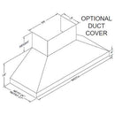 Vent-A-Hood 42-inch Wall Mount Range Hood NEPTH18-342SS IMAGE 2