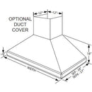 Vent-A-Hood 48-inch Wall Mount Range Hood SEPH18-248SS IMAGE 3