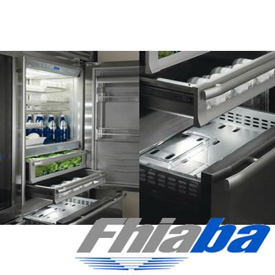 Fhiaba 35-inch, 20 cu. ft. Bottom Freezer Refrigerator with Ice and Water MG8991TST6IU IMAGE 2