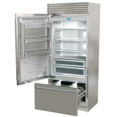 Fhiaba 35-inch, 20.8 cu. ft. Bottom Freezer Refrigerator with Ice and Water XG8990TST3IU IMAGE 1