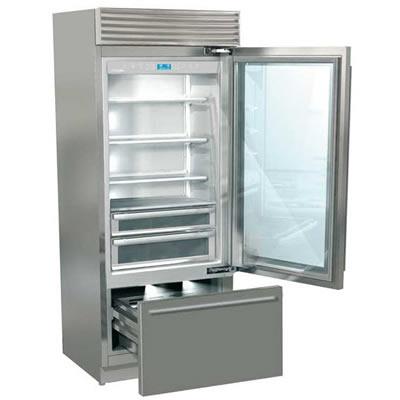 Fhiaba 35-inch, 20.8 cu. ft. Bottom Freezer Refrigerator with Ice and Water XG8990TGT6IU IMAGE 1