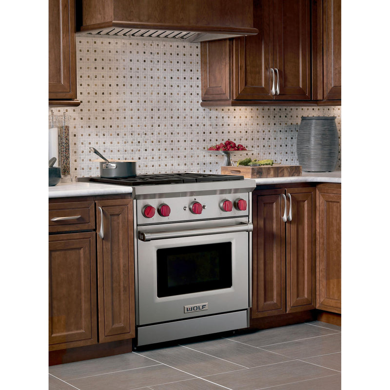 Wolf 30-inch Freestanding Gas Range with Convection GR304 IMAGE 8