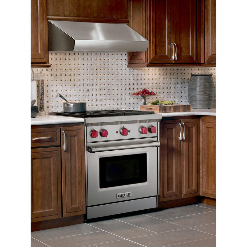 Wolf 30-inch Freestanding Gas Range with Convection GR304 IMAGE 9