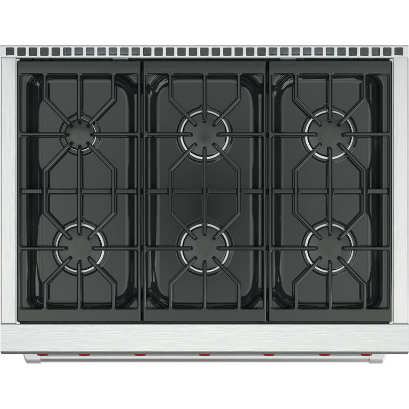 Wolf 36-inch Freestanding Gas Range with Convection GR366 IMAGE 2