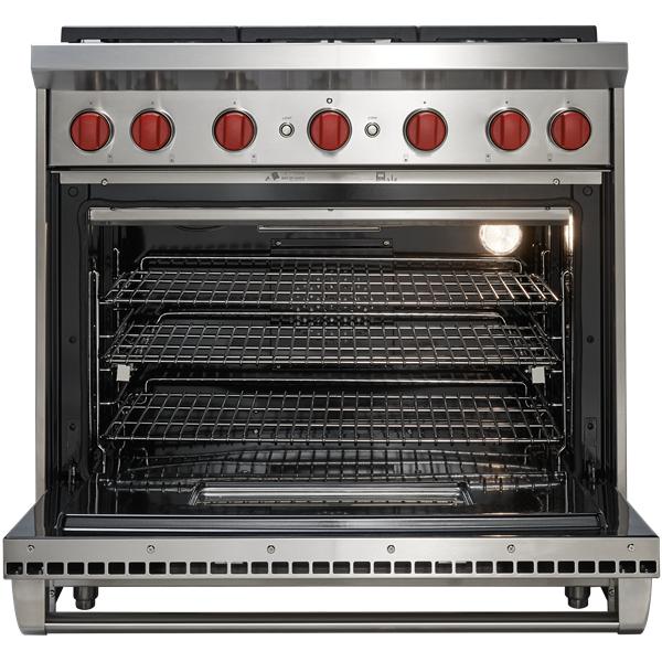 Wolf 36-inch Freestanding Gas Range with Convection GR366 IMAGE 3