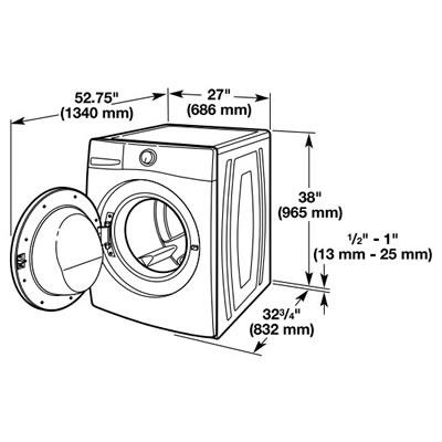 Whirlpool 4.7 cu. ft. Front Loading Washer with Steam WFW86HEBW IMAGE 2