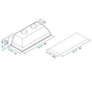 Falmec 39-inch Built-In Range Hood FIDAN38B9SS-2 IMAGE 2