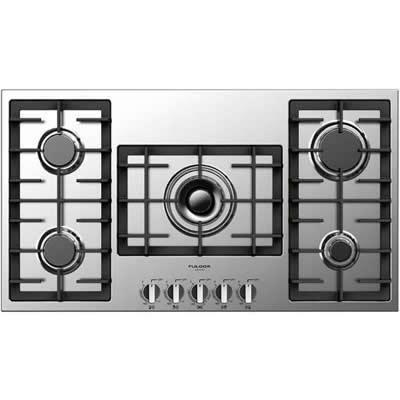 Fulgor Milano 36-inch Built-In Gas Cooktop F4GK36S1 IMAGE 1